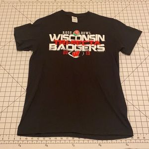 Wisconsin BIG10 championship Rose Bowl game tee